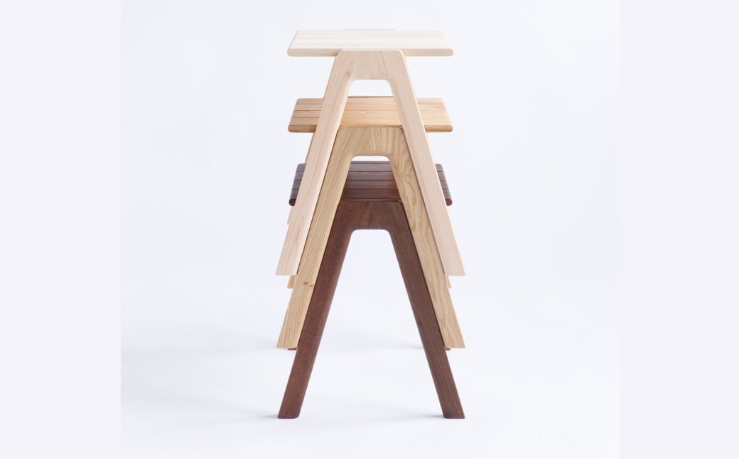 MINAZUKI STOOL (スタッキングスツール) クリ (1脚) ／ 家具 インテリア スツール ナイトテーブル 長崎県 長崎市