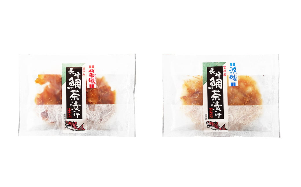 【全3回定期便】【最長2ヵ月前後】長崎 鯛茶漬け10食セット (醤油味6食・塩味4食) ／ マダイ タイ 鯛 お茶漬け 刻みのり 海苔 魚介類 ご飯のお供 冷凍 長崎県 長崎市