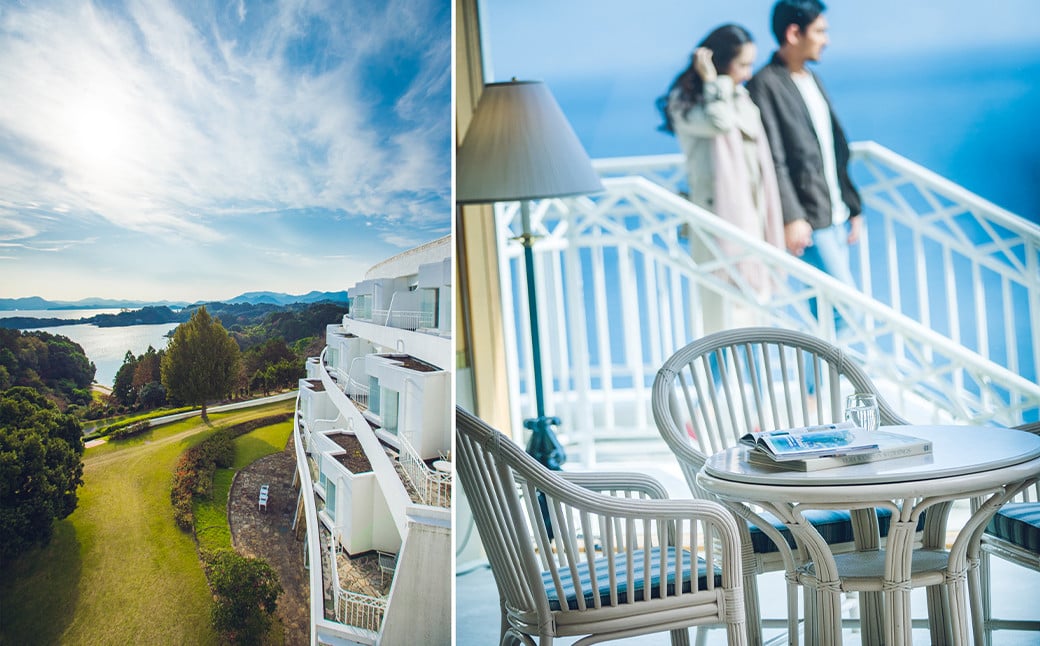 【7営業日以内発送】リゾート宿泊1泊2食券(2名様) ホテルパサージュ琴海 旅 旅行