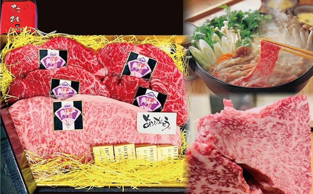 【全3回定期便】長崎和牛 出島ばらいろ レギュラータイプF ／ 和牛 お肉 肉 牛肉 国産 ヒレ サーロイン ミスジ ヒウチ 焼肉 ステーキ すき焼 鍋 長崎県 長崎市