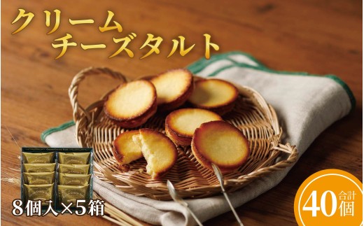 F249 クリームチーズタルト8個入×5箱セット