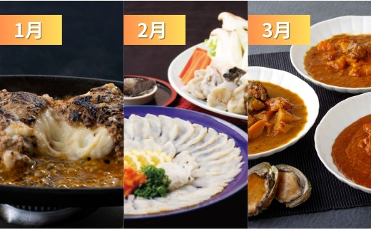 A520《定期便》佐世保九十九島美味しい定期便【12回お届け】