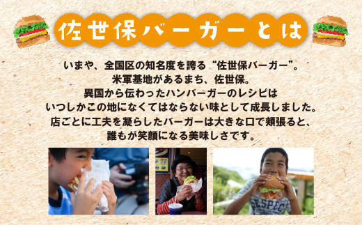 E387p 《定期便》【総計36セット】電子レンジで温めるだけ 簡単 佐世保バーガー 6セット (各約100g)