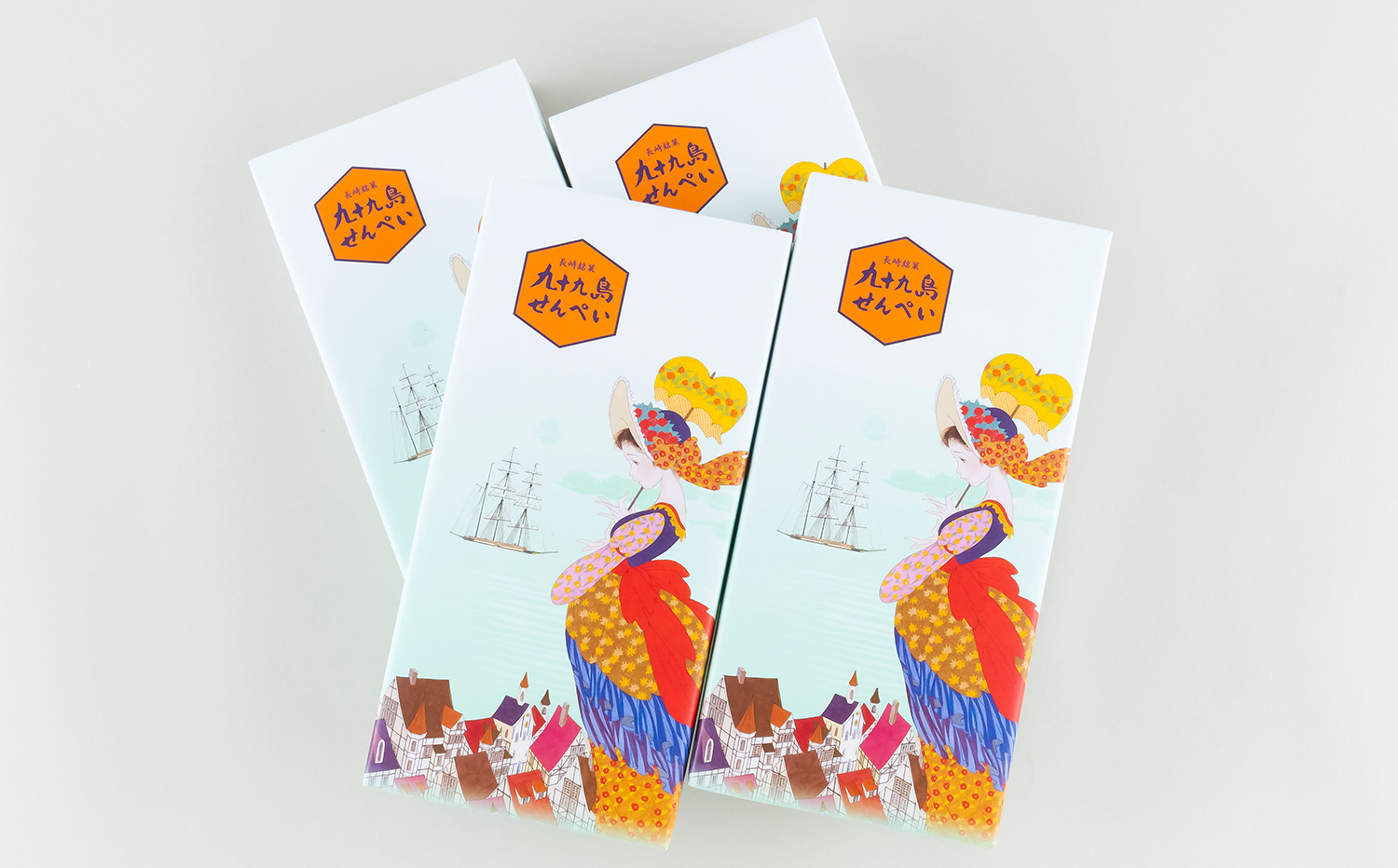 F220 九十九島せんぺい12枚×8個セット【合計96枚】