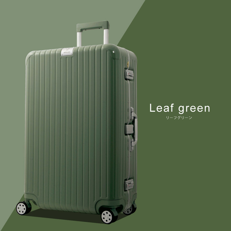 G580 DL-2823 スーツケース L リーフグリーン