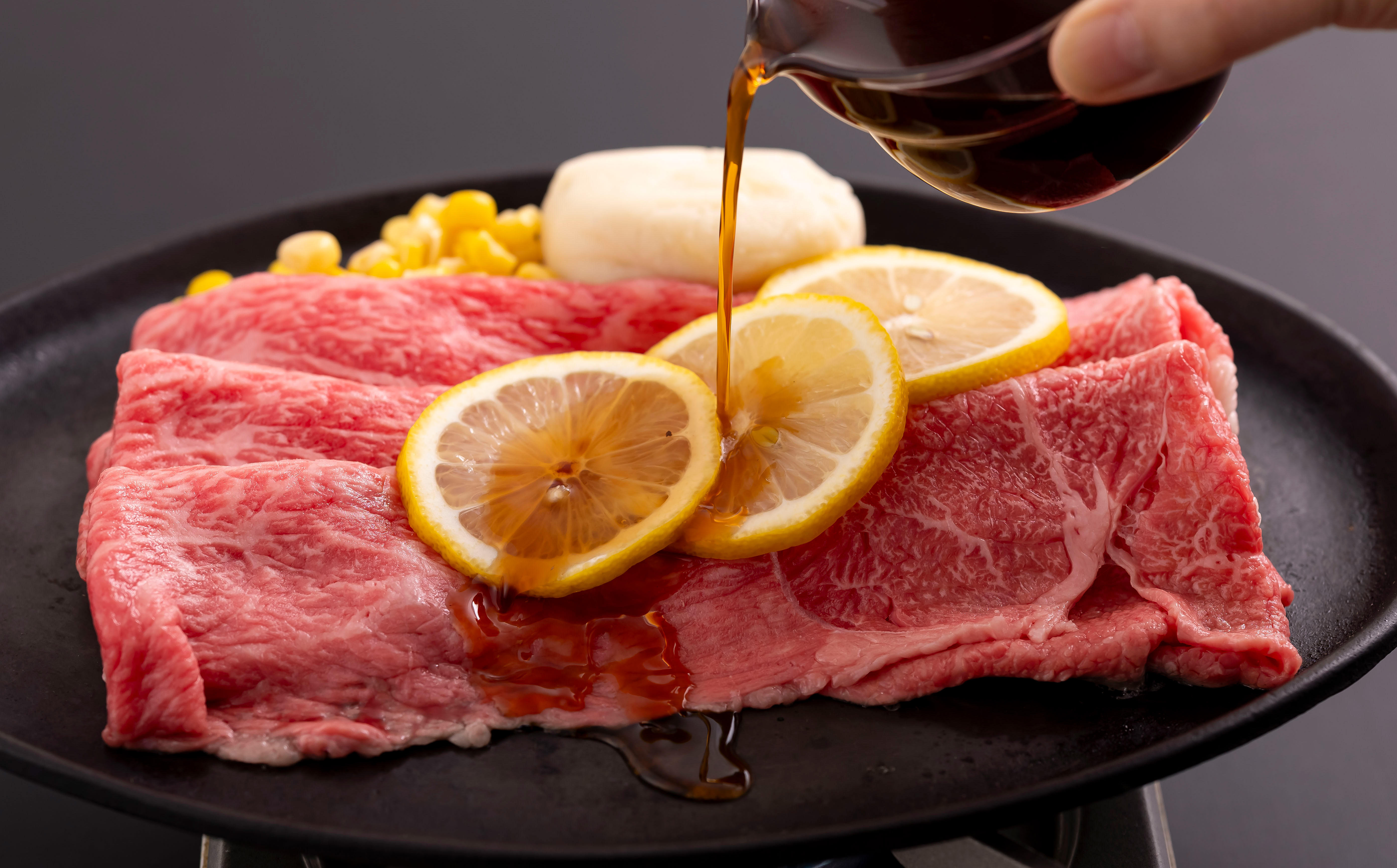 B543 長崎和牛とあご出汁レモンステーキソースのセット(M)