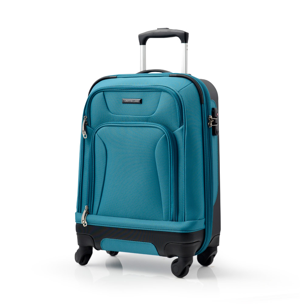 G616 CRUSTスーツケース S ティール