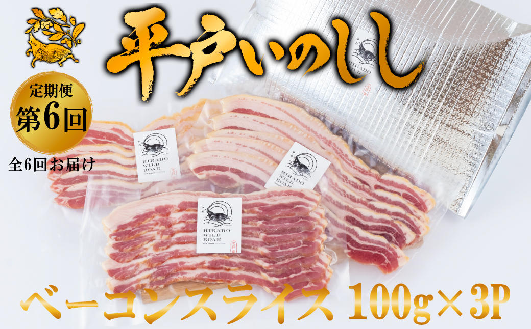 B564 《定期便》 Newジビエ 平戸いのしし肉 と加工品の月替わり便【6回お届け】