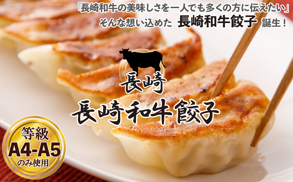 E489　長崎和牛餃子(A4等級以上) (14個入×3パック)