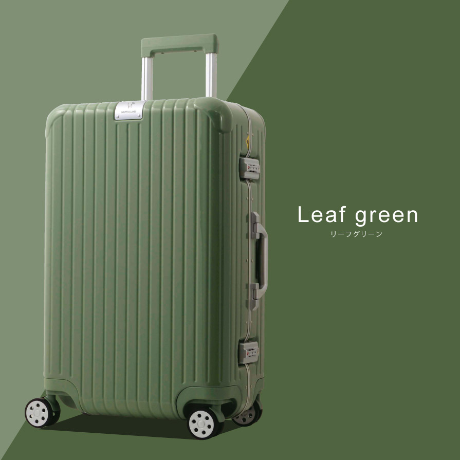 G585 DL-2823 スーツケース M リーフグリーン
