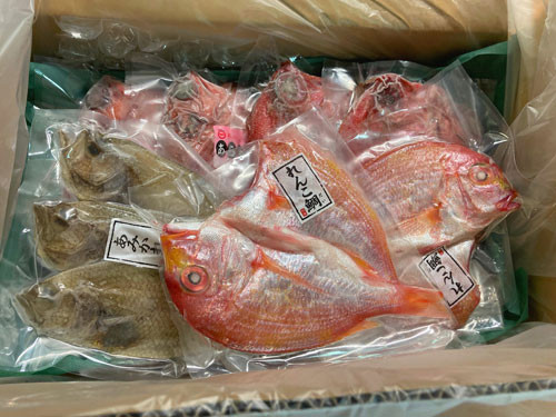 富岡の｢高級魚白身魚干物｣セット