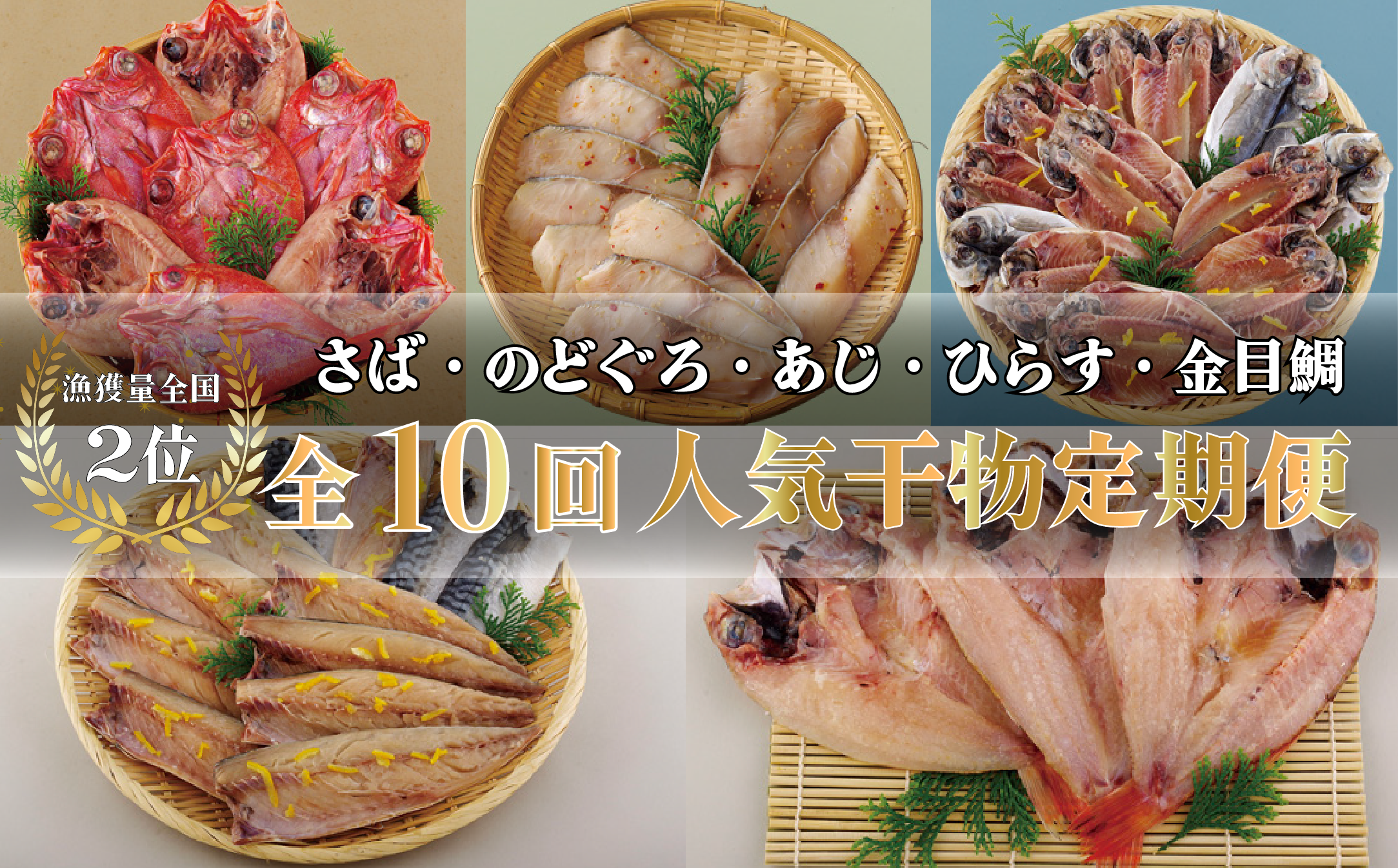 A279b 《定期便》丸富の干物頒布会｢絢爛絵巻｣【10回お届け】