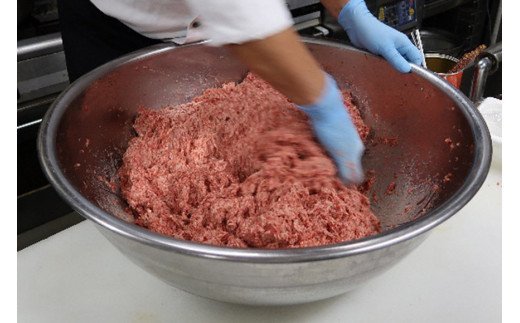 BE300 A4ランク以上！黒毛和牛100% 手作りハンバーグ　10枚入