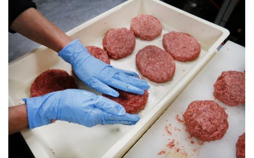 BE299 A4ランク以上！黒毛和牛100% 手作りハンバーグ　5枚入