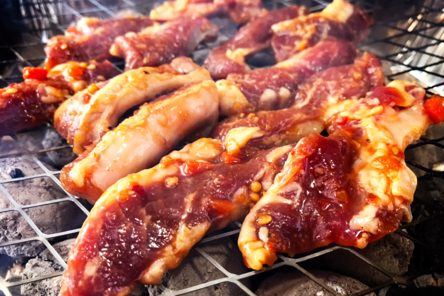 CG152 超希少部位 雲仙もみじ豚 サガリ 3種 食べ比べ セット 計3.6kg（300g×3種×各4パック）  [豚 豚肉 焼肉 さがり 冷凍]