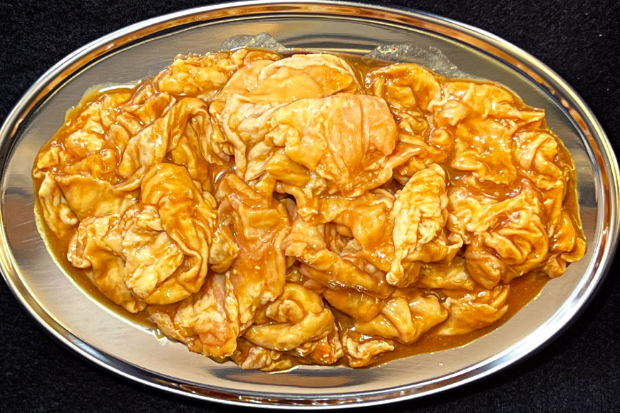 CG154 超希少部位 豚てっぽう 塩 & ニンニク味噌 ホルモン焼き 食べ比べ セット 計1.2kg（300g×2種×各2パック） [豚 ホルモン 豚ホル 焼肉 テッポウ 直腸 塩 味噌 冷凍]