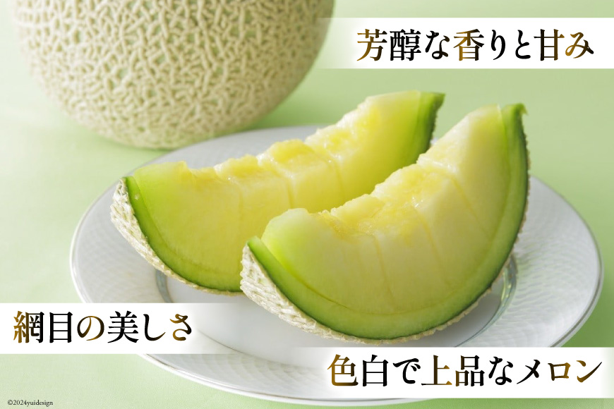 【期間限定発送】AB053 その道一筋の生産者がじっくり丁寧に育てた マスクメロン 2玉 特選 大玉 桐箱