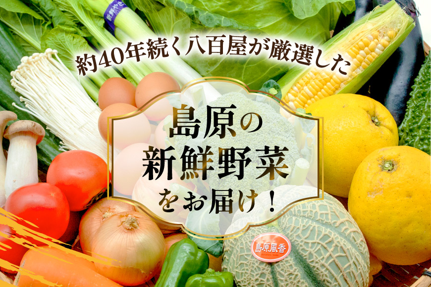 BF059 【12回定期便】旬の野菜・フルーツ (12～14品目)・卵 (6個) おまかせ セット[ 野菜 果物 卵 やさい くだもの 果物 タマゴ たまご 詰め合わせ 江戸屋 長崎県 島原市 ]