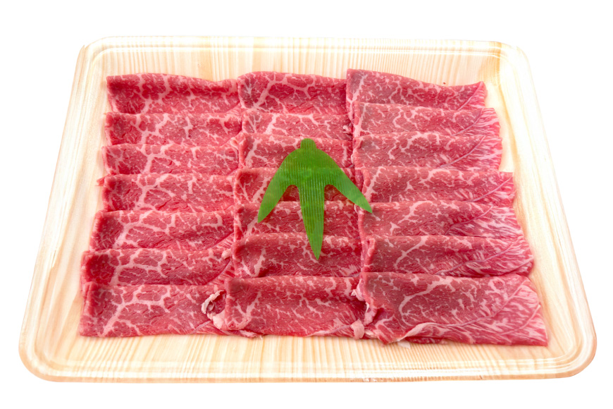 AJ554 【6回定期便】長崎和牛 もも スライス 約500g [ 肉 牛肉 和牛 高級 おいしい ステーキ肉 まるしん商会 黒牛 長崎県 島原市 ]