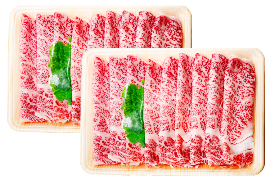AJ550 【3回定期便】長崎和牛 リブロース スライス 約1kg (500g×2P) [ 肉 牛肉 和牛 高級 おいしい ステーキ肉 まるしん商会 黒牛 長崎県 島原市 ]