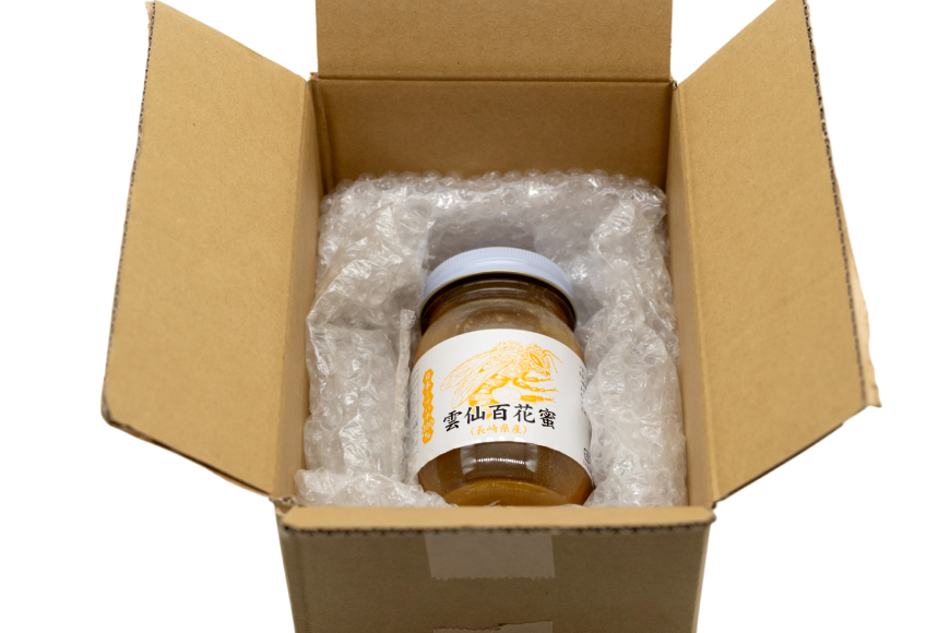 AJ445 はちみつ 国産 百花蜜 500g 1個 日本ミツバチ 純粋 100% [ 安中梅林を育てる会 蜂蜜 ハチミツ 非加熱 無添加 長崎県 島原市 ]