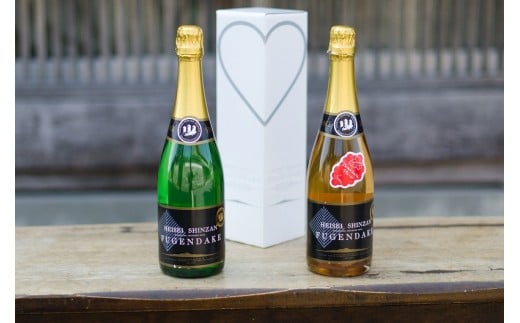 CA041 山崎本店酒造場 スパークリング日本酒セット [ 酒 お酒 日本酒 スパークリング 清酒 シャンパン 炭酸 おいしい 飲みやすい 長崎県 島原市 ]