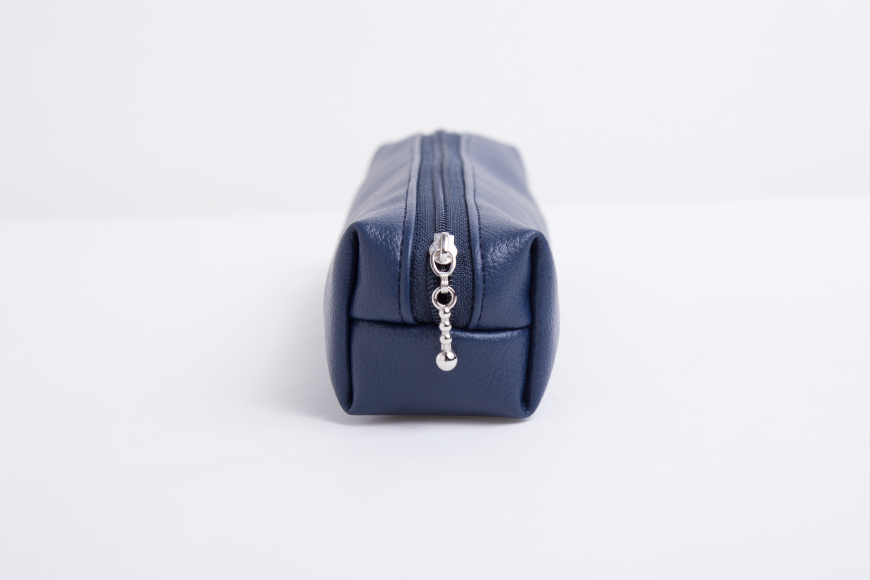 AJ156 Marycoco ESCOMUL ペンケース 濃紺 [cng-01 筆箱 筆入れ 革 レザー ナイロン 文房具 小学生 高校生 メアリーココ 長崎県 島原市 ]