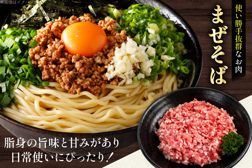 AK027 豚ミンチ 500g 3パック 計1.5kg [ 豚肉 肉 ミンチ ミンチ肉 小分け ぶた肉 ぶた 豚 BBQ バーベキュー 焼肉 アウトドア スターゼン 長崎県 島原市 ]