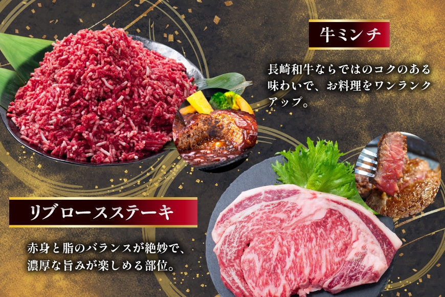 AJ669 【6回定期便】長崎和牛 トライアルコース [ 長崎和牛 和牛 お肉 肉 牛 牛肉 国産 ステーキ 焼肉 もも ロース すき焼き しゃぶしゃぶ サーロイン カルビ ミンチ ひき肉 水田精肉店 長崎県 島原市 ]