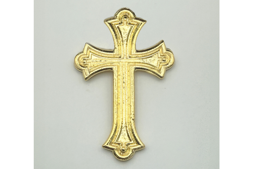 DJ254 K24 純金 十字架 37g 島原キリシタンモデル 記念オブジェ [ 金 24金 24K ゴールド gold 貴金属 インゴット 記念品 チャーム 投資 資産 長崎県 島原市 ]