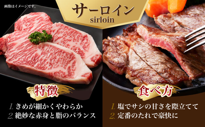 【３回定期便】長崎和牛ステーキ(200g×6枚)　/　長崎和牛　ブランド牛　牛　牛肉　ステーキ　サーロイン　/　諫早市　/　長崎県央農業協同組合Aコープ本部 [AHAA030]