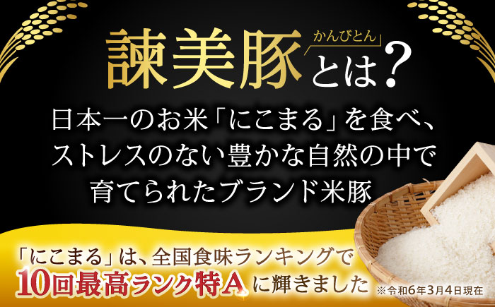 諫美豚生ハム＆生ベーコン3種セット計4P / 豚肉 ハム 生ハム ベーコン 生ベーコン ロース 肩ロース バラ 小分け / 諫早市 / 株式会社土井農場 [AHAD058]