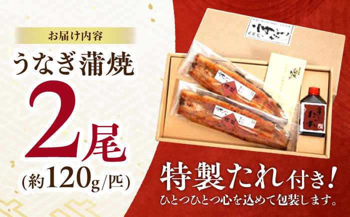 『北御門』うなぎ蒲焼2尾入 / 特上 うなぎ 鰻 ウナギ 蒲焼 かばやき うな重 うな丼 ひつまぶし 冷凍 / 諫早市 / 諫早観光物産　コンベンション協会 [AHAB038]