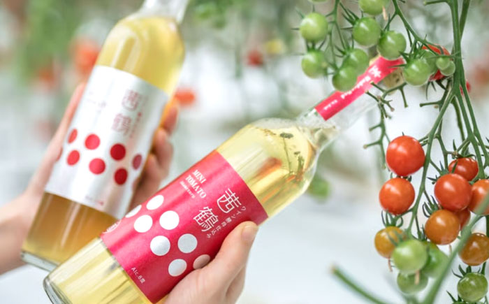 ワイン酵母仕込み茜鶴ミニトマトのお酒甘口500ml+辛口200ml / 酒 お酒 アルコール 甘口 辛口 ミニトマト トマト / 諫早市 / 株式会社宮下農園  [AHCG004]