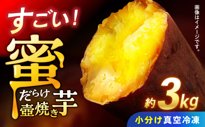 蜜だらけ！蜜しかない！ねっとり冷凍壺焼き芋(合計約3kg) / 焼き芋 焼芋 やきいも さつまいも / 諫早市 / 松尾農園 [AHAY003]