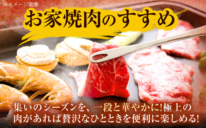 【6回定期便】長崎和牛 バラカルビ 焼肉用 600g / 牛肉 ぎゅうにく 肉 和牛 国産牛 焼き肉 やきにく?/ 諫早市 / 西日本フード株式会社 [AHAV032]