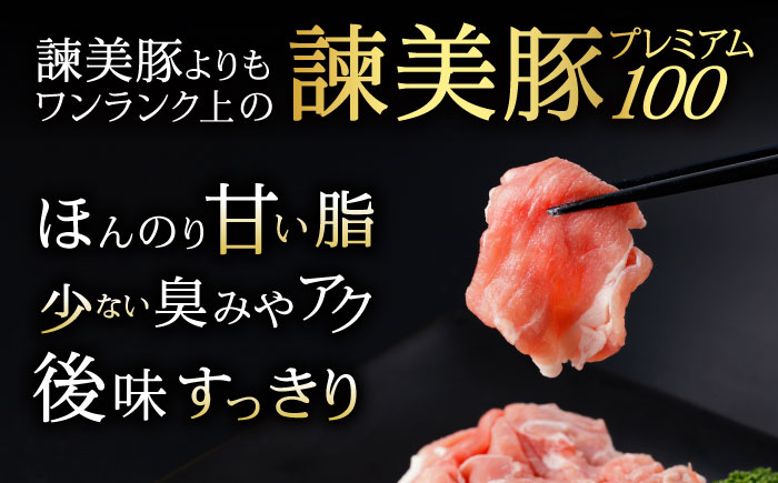 【12回定期便】諫早平野の米で育てた諫美豚プレミアム100お勧めセット3kg / 諫美豚 豚肉 肩ロース ステーキ モモ 切り落とし ハンバーグ ロースステーキ / 諫早市 / 株式会社土井農場 [AHAD033]