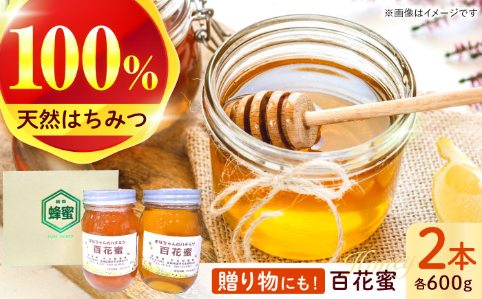 百花蜜600g×2本入り / 百花蜜 百花蜂蜜 蜂蜜 はちみつ ハチミツ / 諫早市 / 諫早観光物産　コンベンション協会 [AHAB036]