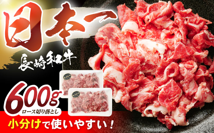 長崎和牛切落し300g×2パック /長崎県産 長崎和牛 牛肉 和牛 牛 切り落とし / 諫早市 / 有限会社長崎フードサービス [AHDD001] 