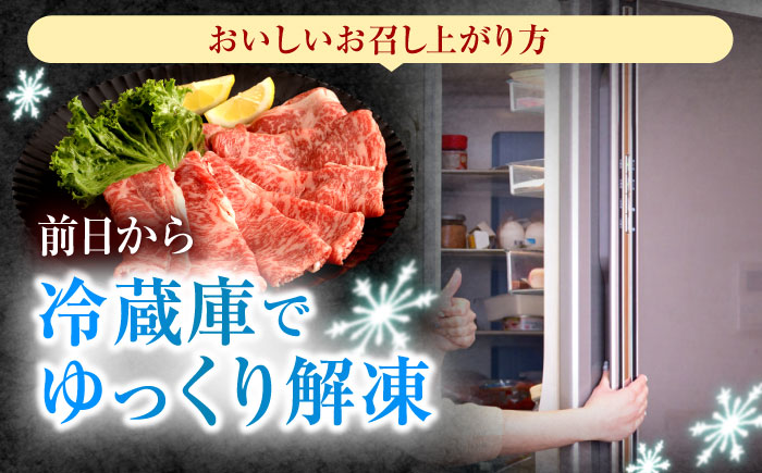 【6回定期便】長崎和牛 ローススライス 600g / 牛肉 ぎゅうにく 肉 和牛 国産牛 すき焼き しゃぶしゃぶ?/ 諫早市 / 西日本フード株式会社 [AHAV041]