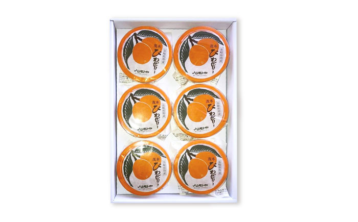 長崎特産「茂木びわゼリー」(6個入り) / びわゼリー ゼリー びわ ビワ 枇杷 / 諫早市 / 橋本屋本舗 [AHCP003]