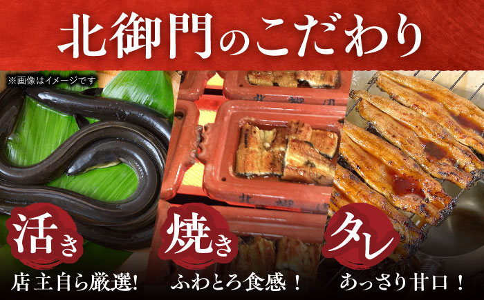 【12回定期便】北御門うなぎ蒲焼2尾入 / 特上 うなぎ 鰻 蒲焼 ウナギ / 諫早市 / 諫早観光物産　コンベンション協会 [AHAB014]
