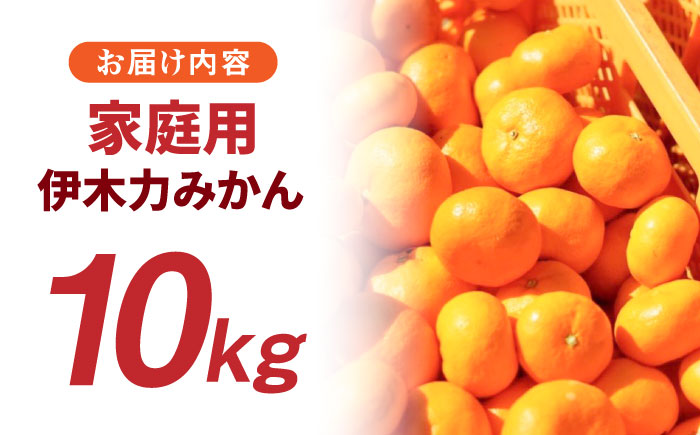 《伊木力みかん》家庭用みかん(10kg) / みかん ミカン 蜜柑 フルーツ 果物 / 諫早市 / 山野果樹園 [AHCF001]