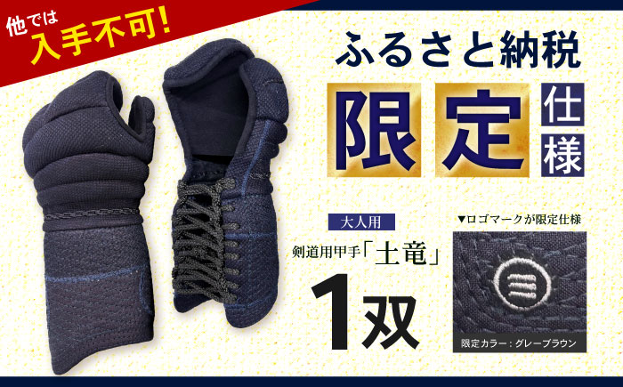 【ふるさと納税限定仕様】剣道用甲手「土竜」（大人用）/ 諫早市 / 株式会社　三恵 [AHEV001]