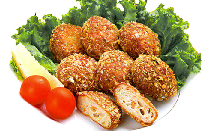 【3回定期便】あじめんちかつ 10個×3袋 / メンチカツ カツ めんちかつ あじめんちかつ おつまみ 魚 アジ あじ 鯵 冷凍 揚げる お弁当 おかず 惣菜  冷凍食品 / 諫早市 / 株式会社村川蒲鉾フーズクリアHM [AHBO013]