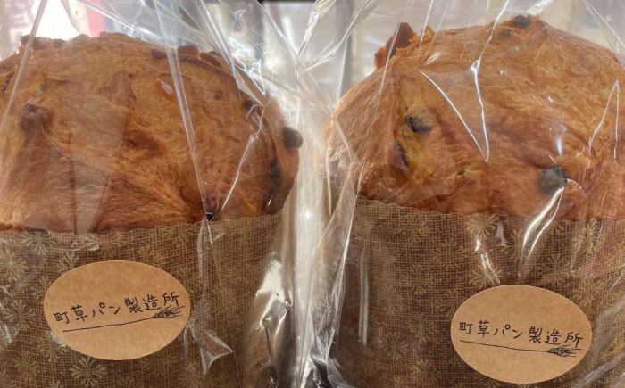 パネットーネ 1個 / パン 菓子パン ぱん ふわふわ 天然酵母 イタリア伝統菓子 ミラノ クリスマス 冬 / 諫早市 / 町草パン製造所 [AHEZ002]