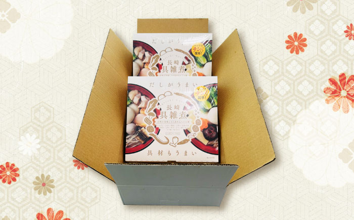 長崎具雑煮 450g×4人前 / 正月 お正月 雑煮 お雑煮 ぞうに / 諫早市 / 株式会社山香海  [AHBH007]