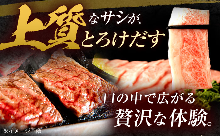 長崎和牛 バラカルビ 焼肉用 600g / 牛肉 ぎゅうにく 肉 和牛 国産牛 焼き肉 やきにく / 諫早市 / 西日本フード株式会社 [AHAV007]