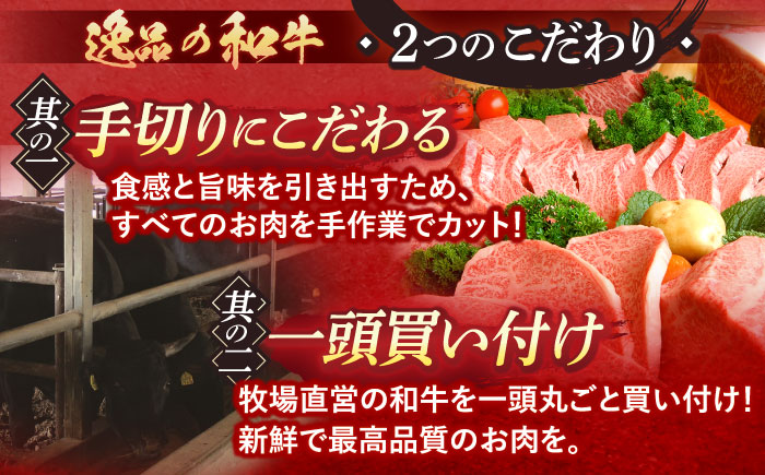 長崎和牛A5ランク特選ロース極厚焼肉700g入 / 長崎和牛 焼肉 焼き肉 牛肉 タレ タレ付 / 諫早市 / 焼肉おがわ [AHCD003]