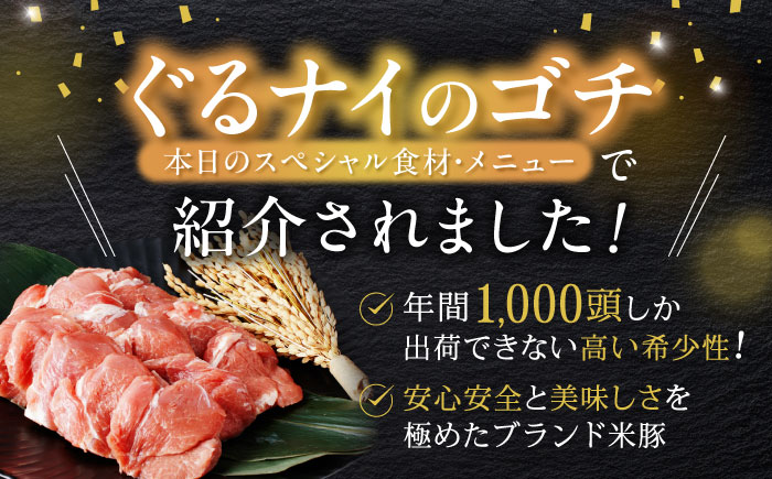 諫美豚プレミアム100 ヒレ肉 （カツのみ）400g / 豚肉 肉 ヒレ 黒豚 とんかつ トンカツ/ 諫早市 / 株式会社土井農場 [AHAD079]